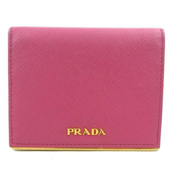 Prada Wallet Leather Pink - Picture 1 of 4